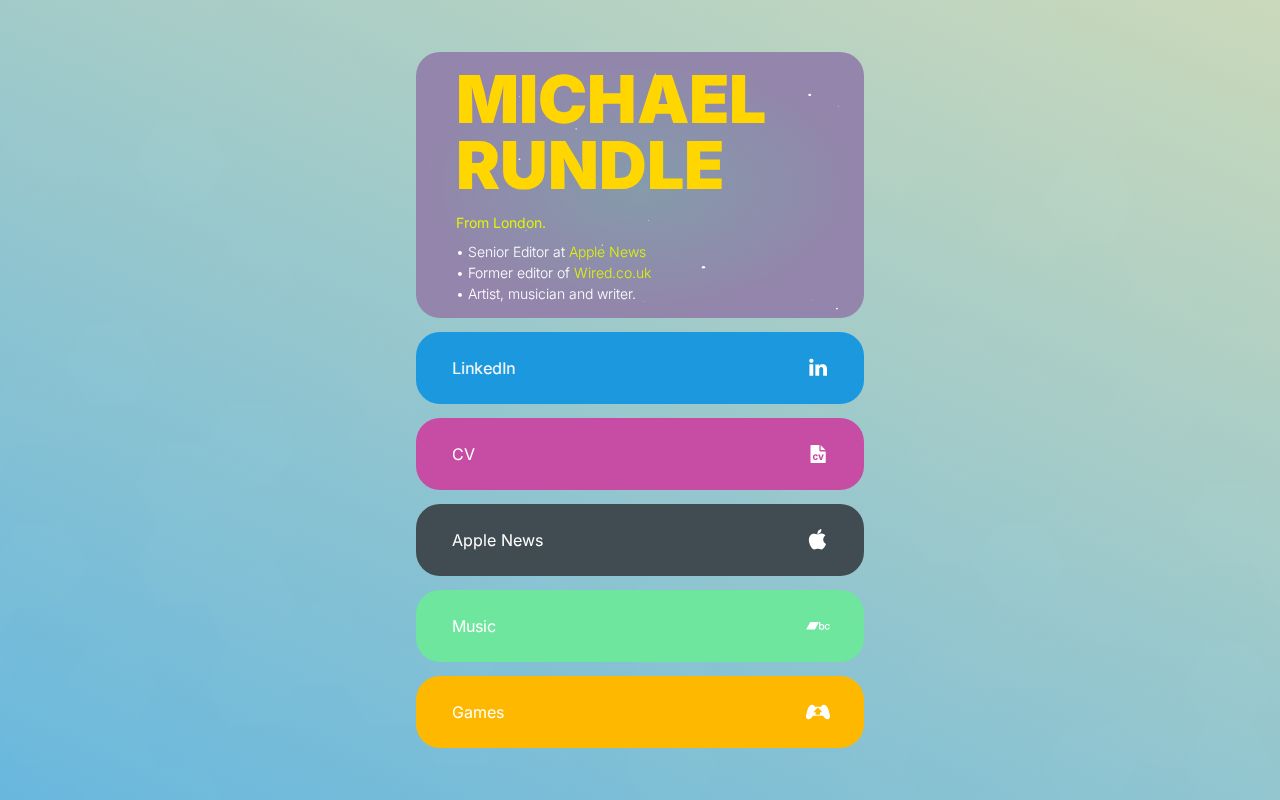 Michael Rundle Dot Com